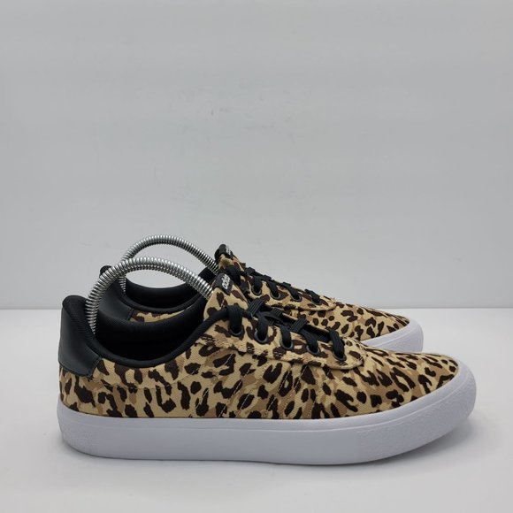 Adidas Vulcraid 3R Shoes - Adidas Vulcraid 3R Cheetah Women's SB Shoes Brown Black GW9185 US Size 9.5